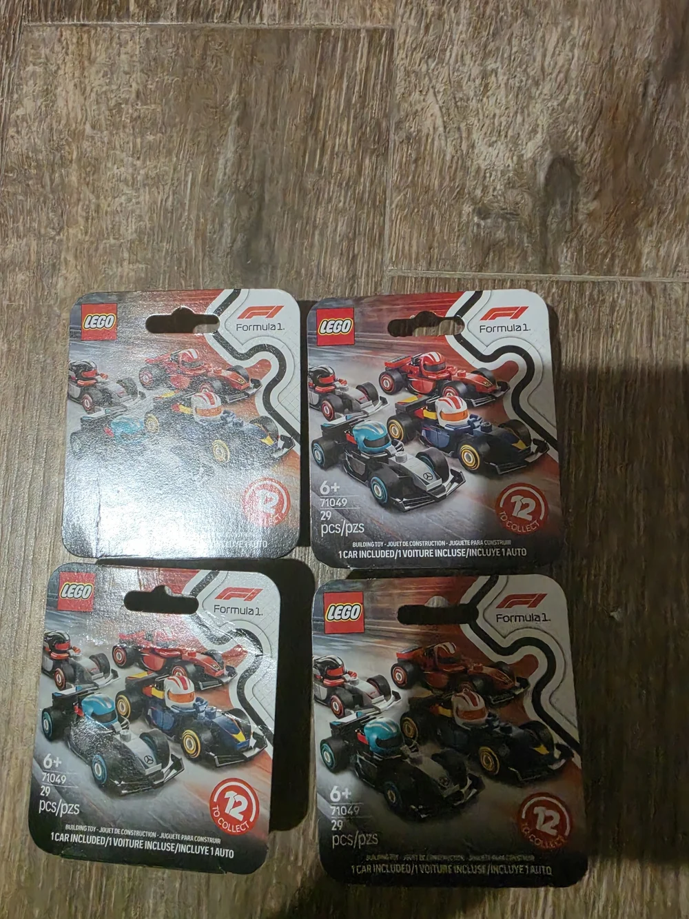 Lego Formula 1 Mini Racer Pack - Bundle Of 4 Unopened
